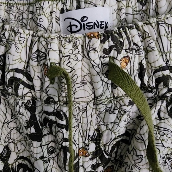NEW Disney Womens Bambi Quilted Pants 3XL NWT Thumper Flower Allover Print - Picture 6 of 6